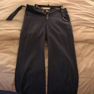 Anthropologie trousers gray-blue